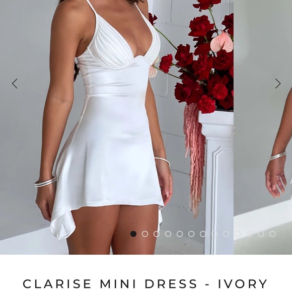 Oh Polly Dresses & Skirts - Babyboo: Ivory Clarise Mini Dress